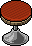 Red Bar Stool