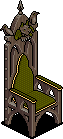 Gothic Chair Green