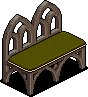 Gothic Sofa Green