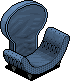 Runway Blue Fashion Chair