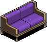 Purple Area Sofa