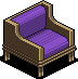 Purple Area Armchair