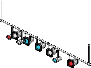 Red'n'Blue Stage Lights