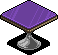 Purple Area Occasional Table