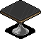 Black Occasional Table