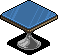 Blue Occasional Table