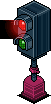 Purple Traffic Light