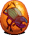 Amber Dung Beetle