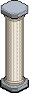 Doric Blue Pillar