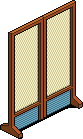 Blue Oriental Screen