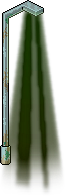 Damaged Lamp post