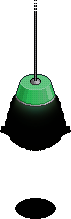 Green Kitchen Lamp