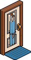 White Restaurant Door