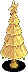 Solid Gold Christmas Tree