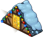 Blue Snow Roof