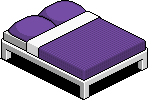 Purple Double Bed