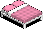 Pink Double Bed