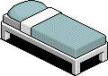 Aquamarine Single Bed