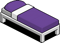 Purple Single Bed