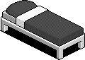Black Single Bed
