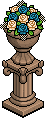 Azure Rose Pillar