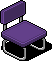 Purple Iced Chair