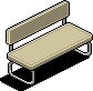 Beige Bench