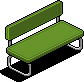 Green Iced Bench