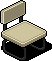 Dark Iced Chair (White)