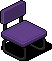 Dark Iced Chair (Purple)