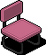Dark Iced Chair (Pink)