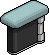 Dark Iced Gate (Aqua)