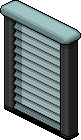 Dark Iced Shutter (Aqua)