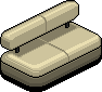 Dark Iced Sofa (Beige)