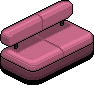 Dark Iced Sofa (Pink)