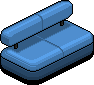Dark Iced Sofa (Blue)