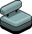 Dark Iced Sofachair (Aqua)