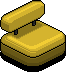 Dark Iced Sofachair (Yellow)