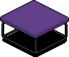 Dark Iced Coffee Table (Purple)