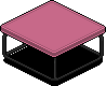 Dark Iced Coffee Table (Pink)