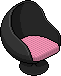 Dark Pura Egg Chair (Pink)