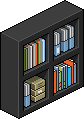 Dark Pura Book Shelf