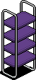 Purple Bookcase