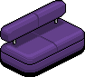 Purple Iced Sofa