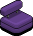Purple Iced Sofachair