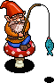 Garden Fishing Gnome