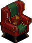 Gold Trimmed Armchair