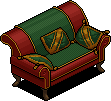 Gold Trimmed Sofa