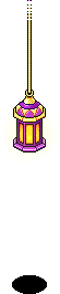 Yellow Trimmed Bazaar Lamp