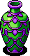 Purple Trimmed Bazaar Vase